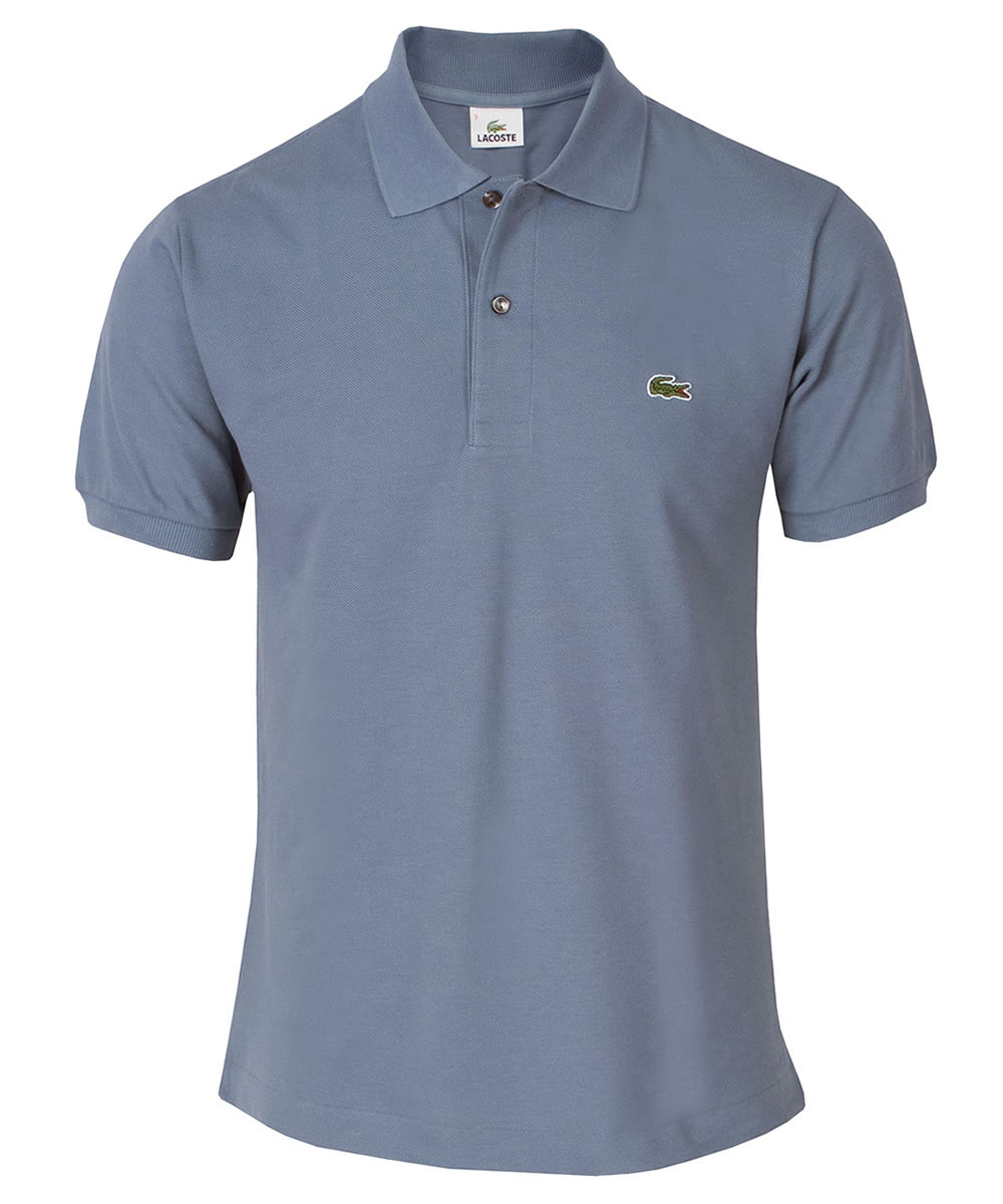 Classic Plain Pique Polo Shirt Titane