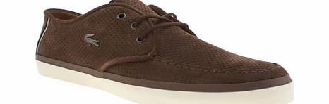 Lacoste Dark Brown Sevrin 6 Trainers