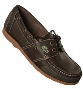 Lacoste Cabestan CC Dark Brown Deck Shoes