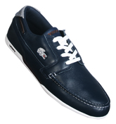 Lacoste Dreyfus Dark Blue Leather Shoe