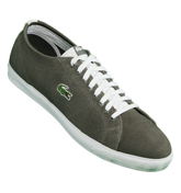 Lacoste Marcel L SP SPM Grey Suede Plimsoles