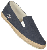 Lacoste Otay Dark Blue Canvas Espadrilles