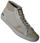 Lacoste White Kapira Mid SRM Leather / Suede