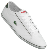 Lacoste Wyken SRM White Canvas Plimsoles