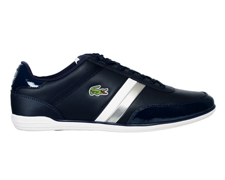 Giron Dark Blue/White Leather Trainers