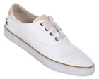 Lacoste Imatra White Canvas Trainers