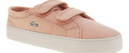 kids lacoste pale pink marcel chunky girls