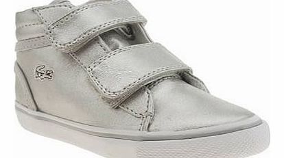 Lacoste kids lacoste silver popstop girls toddler