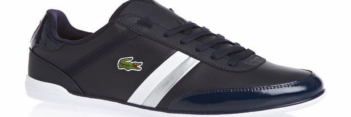 Lacoste Mens Lacoste Giron Shoes - Dark Blue/ White