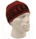 Lacoste Terracotta & Dark Brown Reversible Wool Mix Beanie Hat