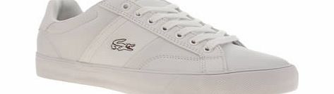 Lacoste White Fairlead Trainers