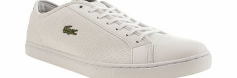 Lacoste White Showcourt Croc Trainers