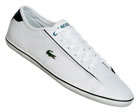 Lacoste Wyken UL White/Black Leather Plimsoles