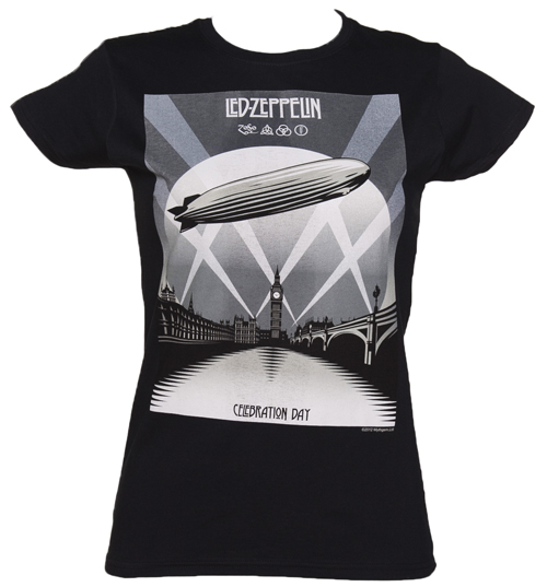 Black Led Zeppelin Mothership T-Shirt