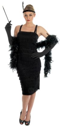 Costume: Roaring 20s Black (X-Small)