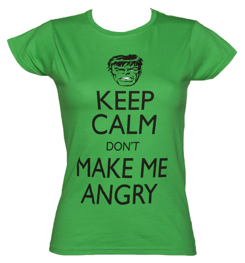 Green Keep Calm Dont Make Me Angry