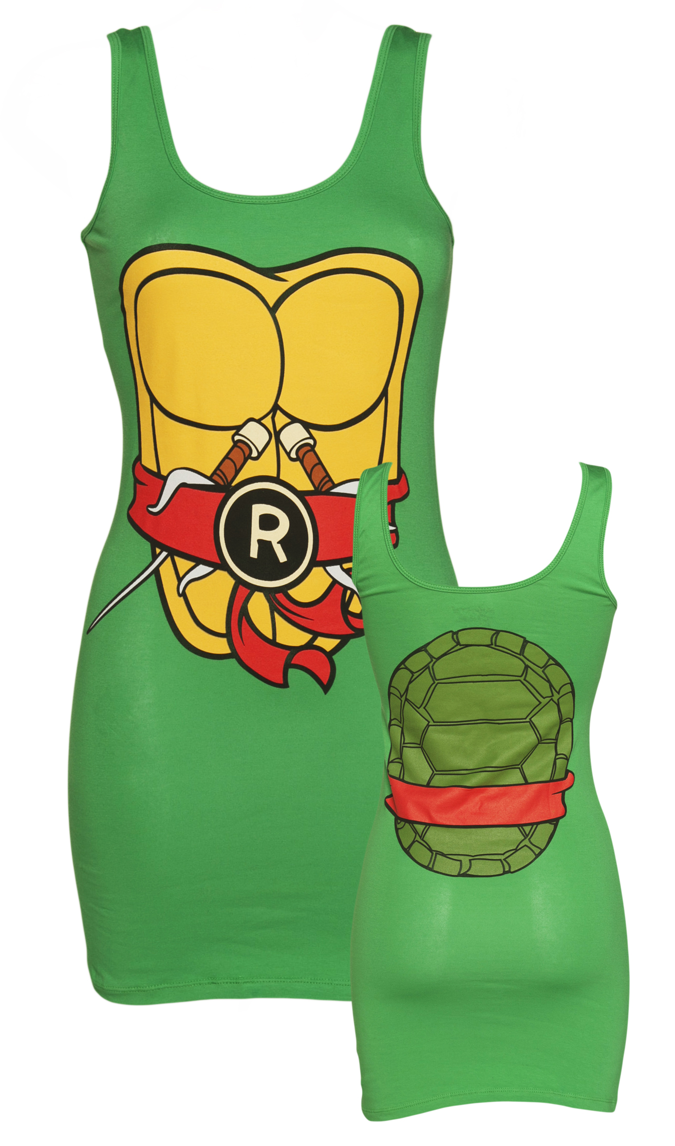 Green Raphael Costume Teenage Mutant