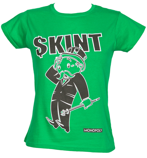 Green Skint Monopoly T-Shirt