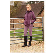 Ladies Lightweight Waterproof Quilted Purple