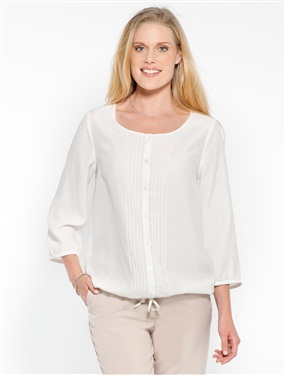 Ladies Plain Buttoned Blouse