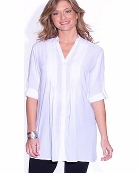 Ladies Plain Tunic-Style Blouse