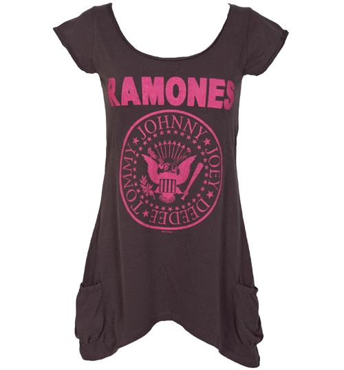 Ramones Logo Pocket Dress from Amplified