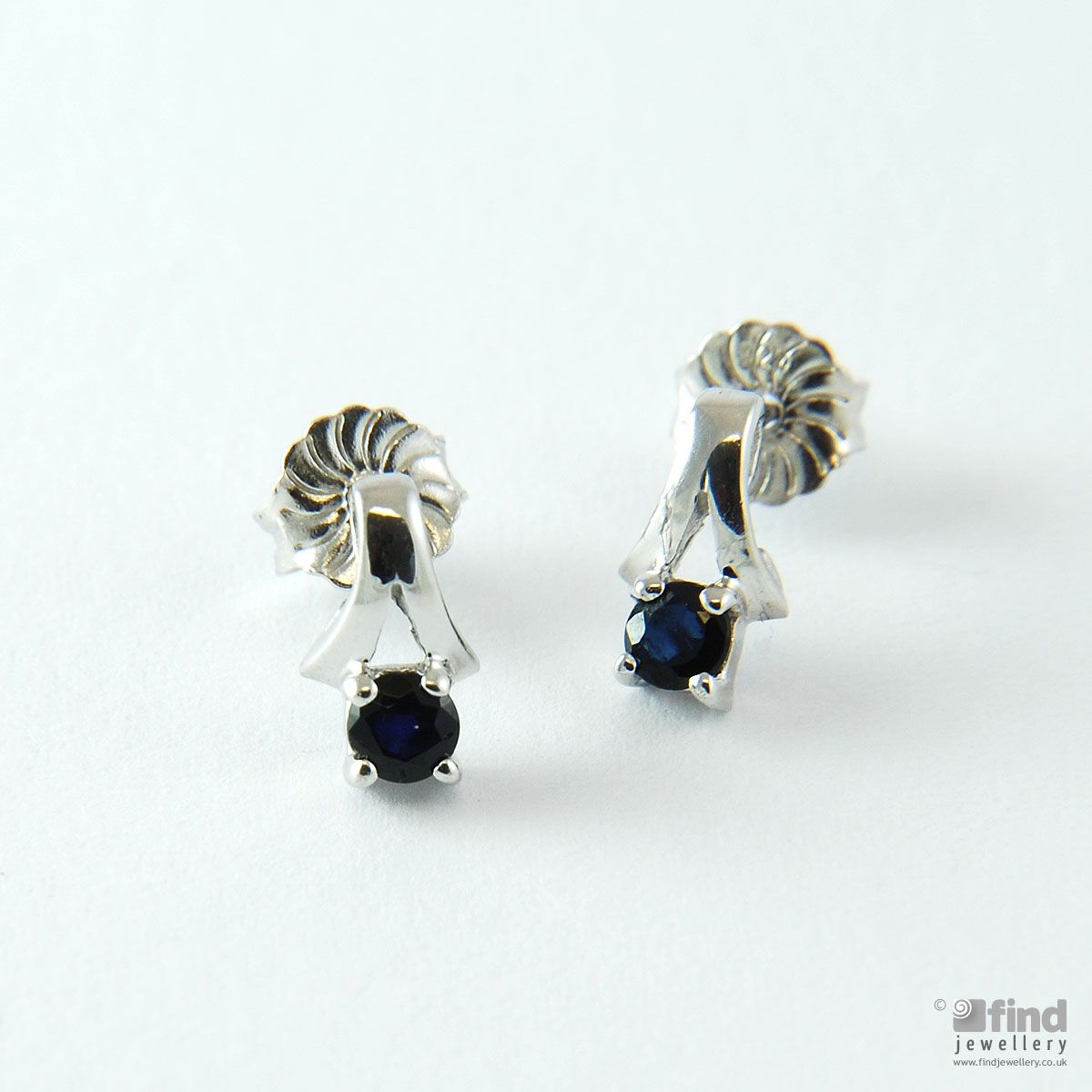 Sterling Silver Sapphire Earrings