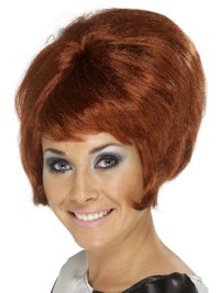 ladies Wig - 60s Beehive - Auburn