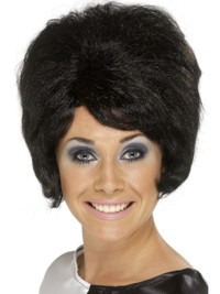 ladies Wig - 60s Beehive - Black