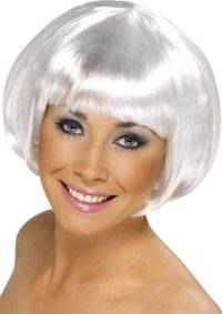 ladies Wig - Babe (White)