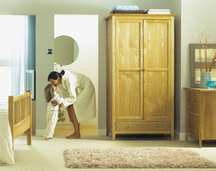 LAI 2-door 1-drawer wardrobe