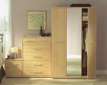 LAI 3-door wardrobe with mirror