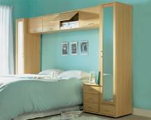 LAI truro three-door mirrored wardrobe