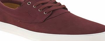 lakai Burgundy Camby Trainers