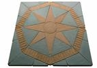 North Star: 2.4m x 2.4m x 35 - Lakeland Slate and Gold