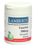 Taurine 500mg x60 capsules