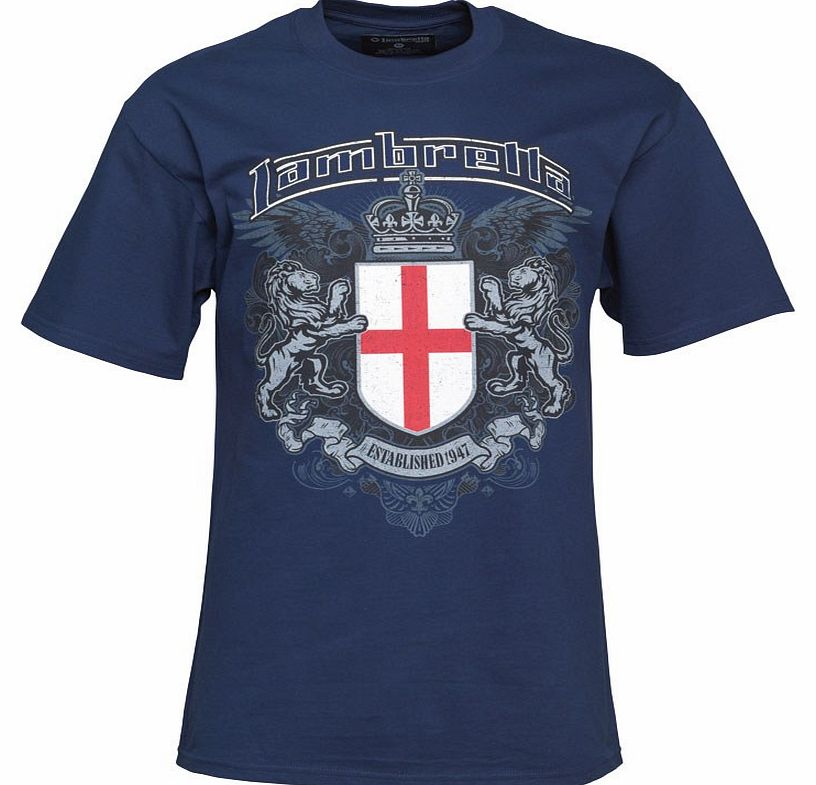 Mens Crest T-Shirt Navy