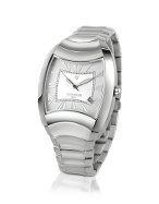 Lancaster Universo Large Stainless Steel Date Watch