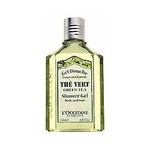 Land#39;Occitane Green Tea Body and Hair Shower Gel 250ml