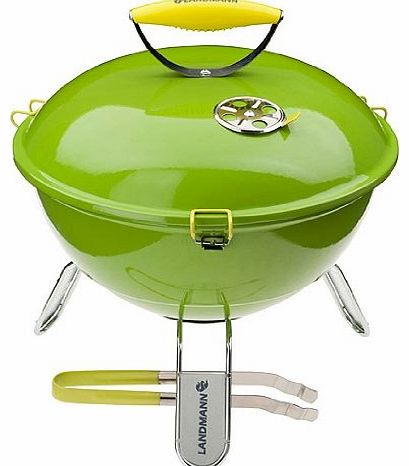 Landmann Piccolino 31373 37cm Portable Charcoal Barbecue - Lime Green