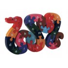 Rubberwood Snake A-Z Jigsaw