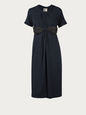 DRESSES NAVY 42 FR LAN-U-O20A