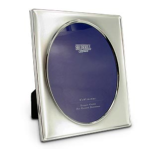 Matt and Shiny Silver Photo Frame