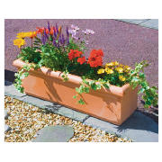 Large Rectangular Trough Terracotta L100cmxH30cm