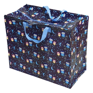 Recycled Shopper Bag - Owl Print