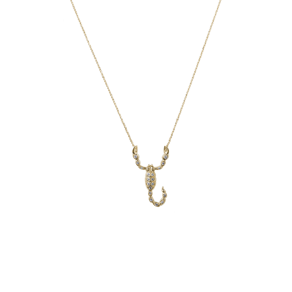 Scorpion Pendant - Yellow Gold