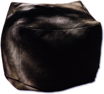 large Suede Cube Bean Bag