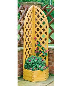 Lattice Corner Planter