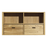 MILTON MODULAR SINGLE OPEN 2 DRAWER UNIT