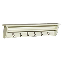 PORTOBELLO SHELF WITH HOOKS